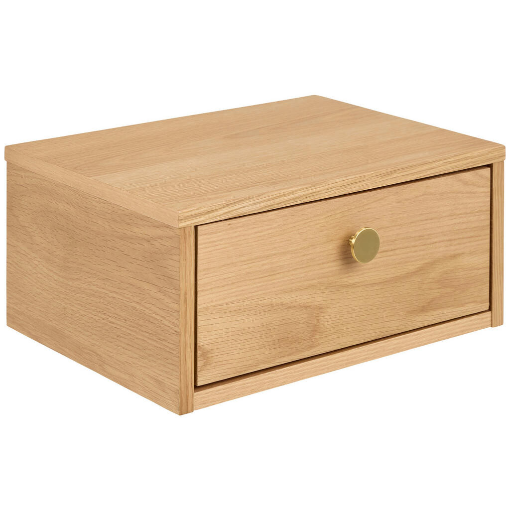 MID.YOU NOČNÝ STOLÍK, farba duba, 40/18/30 cm