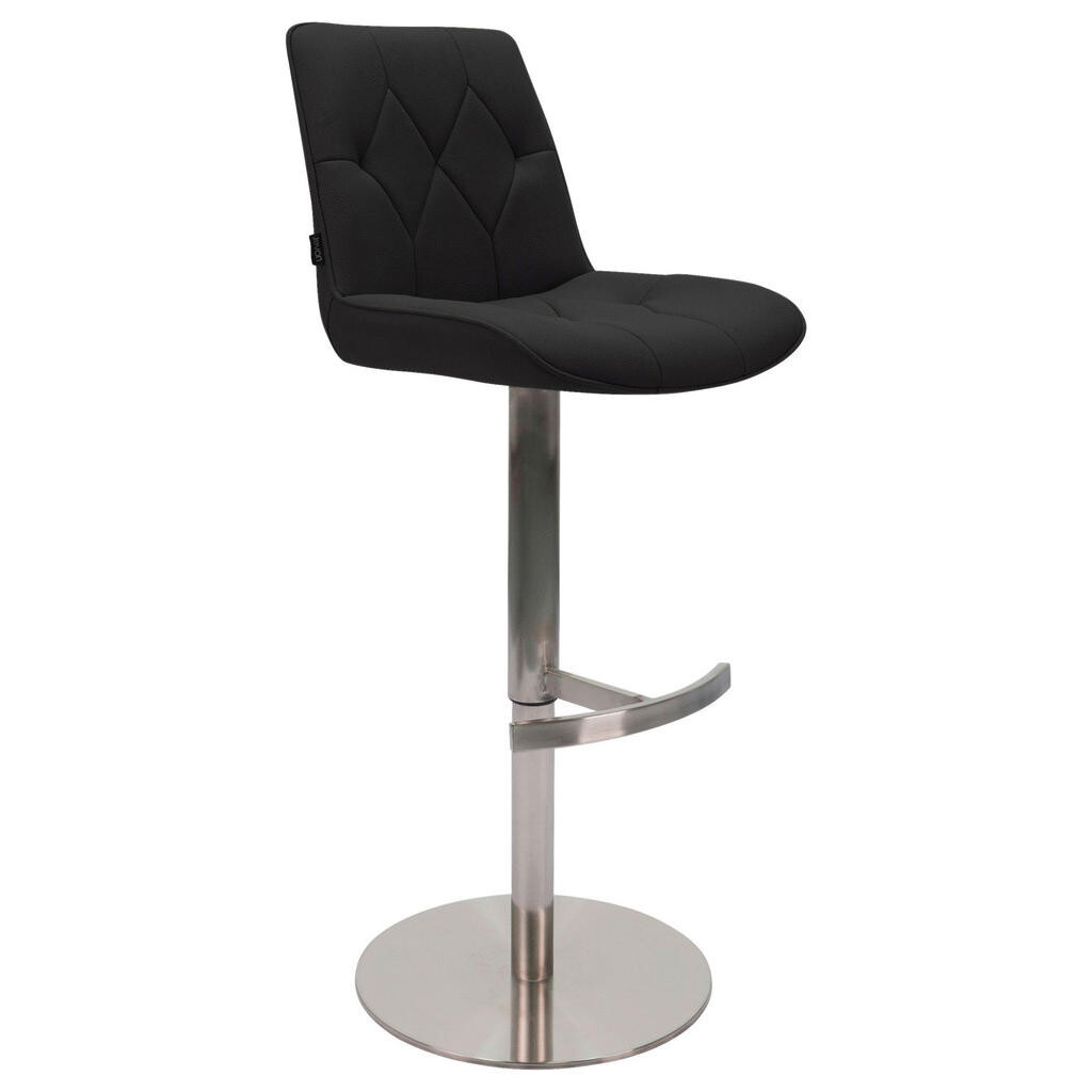 Novel BAROVÁ STOLIČKA, čierna, farba ušľachtilej ocele