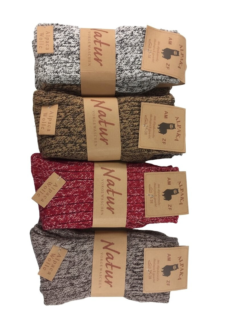 Ponožky WiK 102 Alpaca dámske vzor 30 A'2 35-42 hnědošedá 35-38