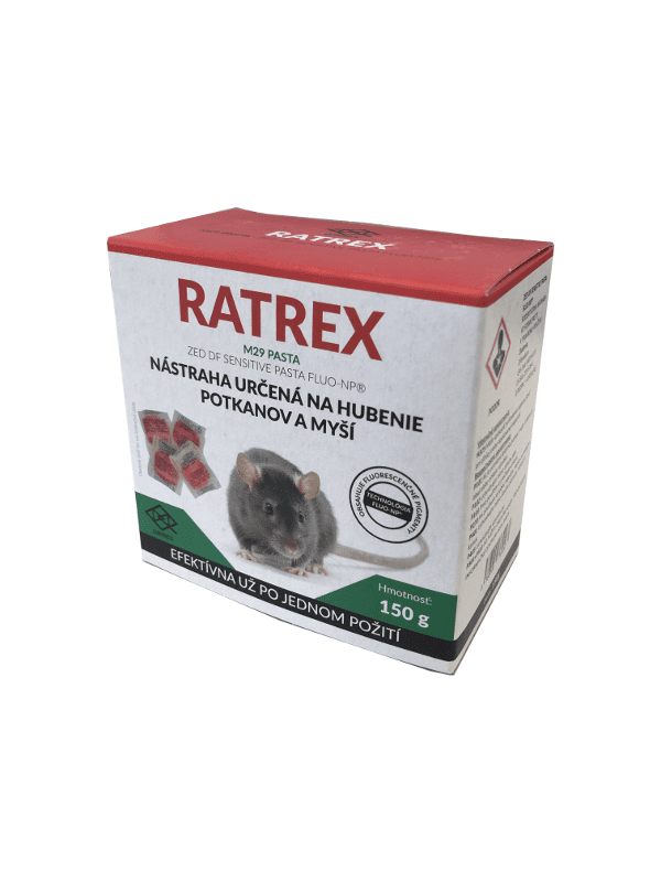 Ratrex mäkká návada určená na hubenie potkanov a myší 150g