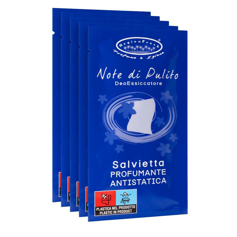 HYGIENFRESH Antistatické parfúmované obrúsky do sušičky s vôňou Note di pulito 5 ks