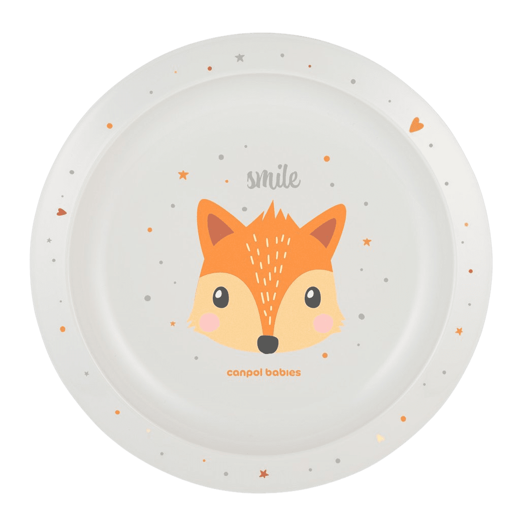 CANPOL BABIES Tanier plastový Cute animals - líška