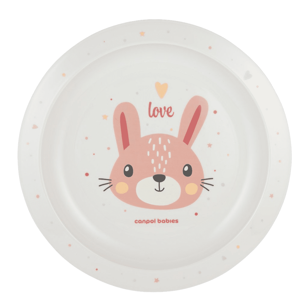 CANPOL BABIES Tanier plastový Cute animals - zajac