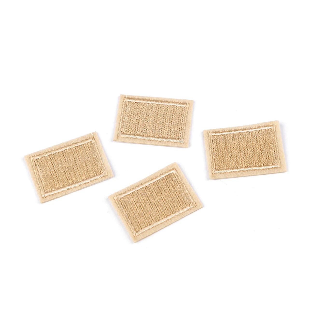 Nažehľovacia záplata pre opravy dierok 2,3x3,3 cm - béžová