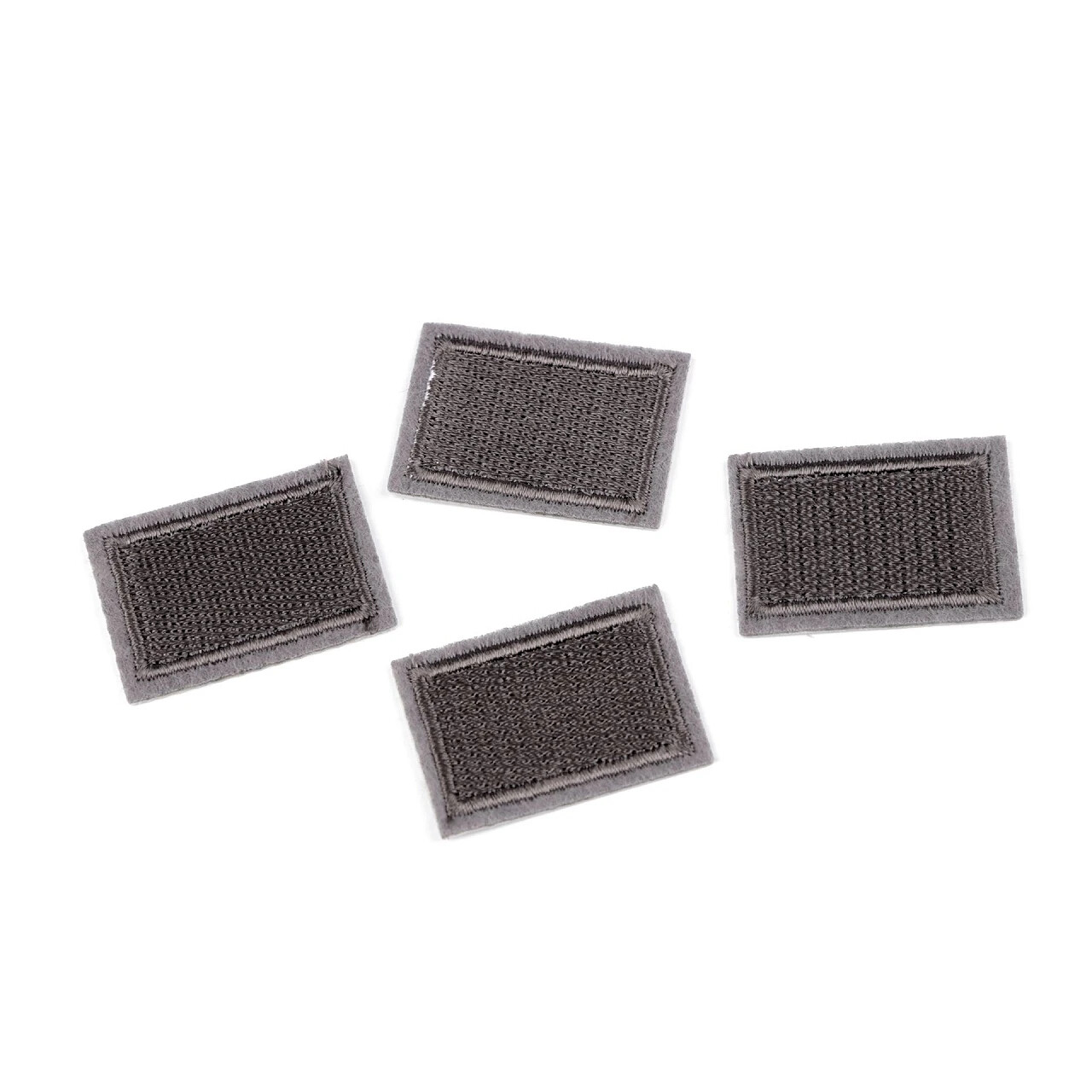 Nažehľovacia záplata pre opravy dierok 2,3x3,3 cm - tmavo sivá