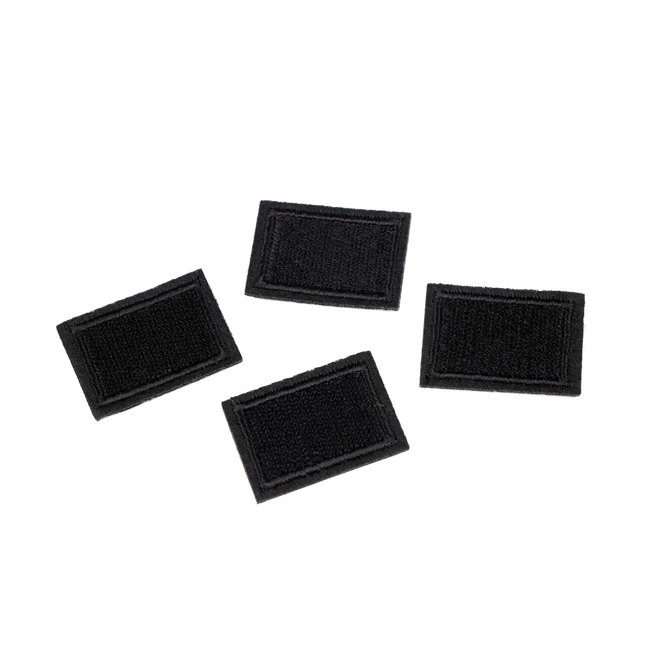 Nažehľovacia záplata pre opravy dierok 2,3x3,3 cm - čierna