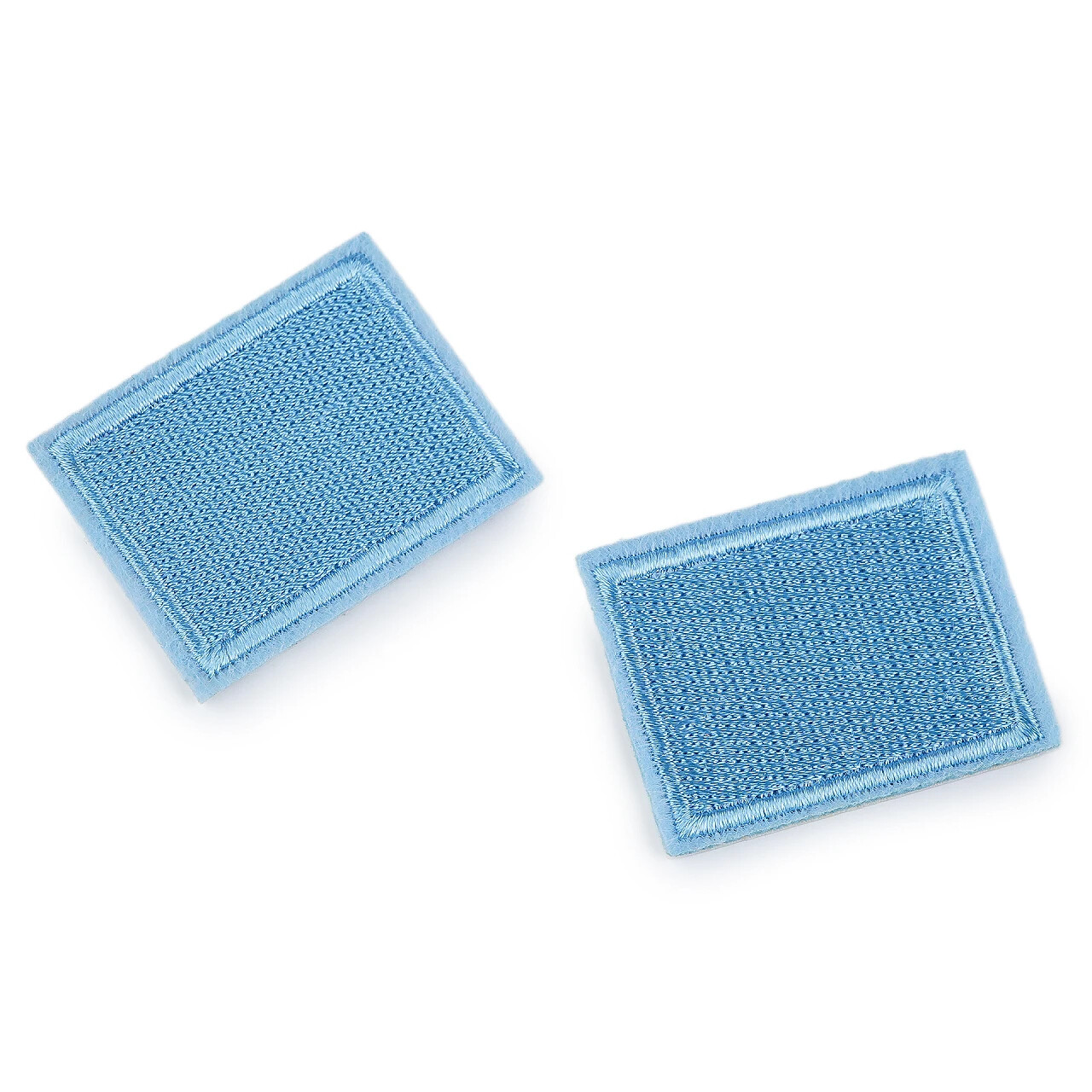 Nažehľovacia záplata pre opravy dierok 3x4 cm - svetlo modrá