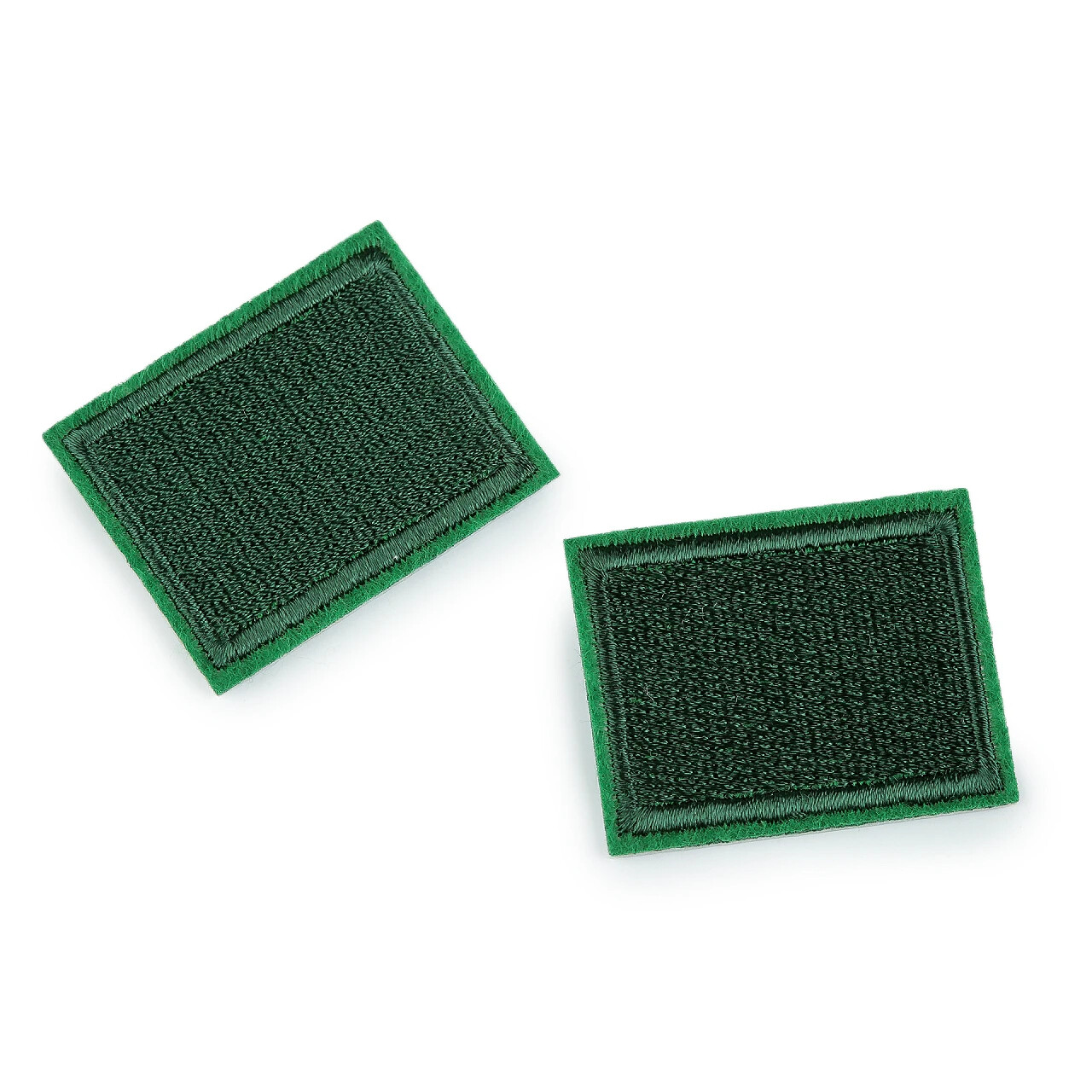 Nažehľovacia záplata pre opravy dierok 3x4 cm - tmavo zelená