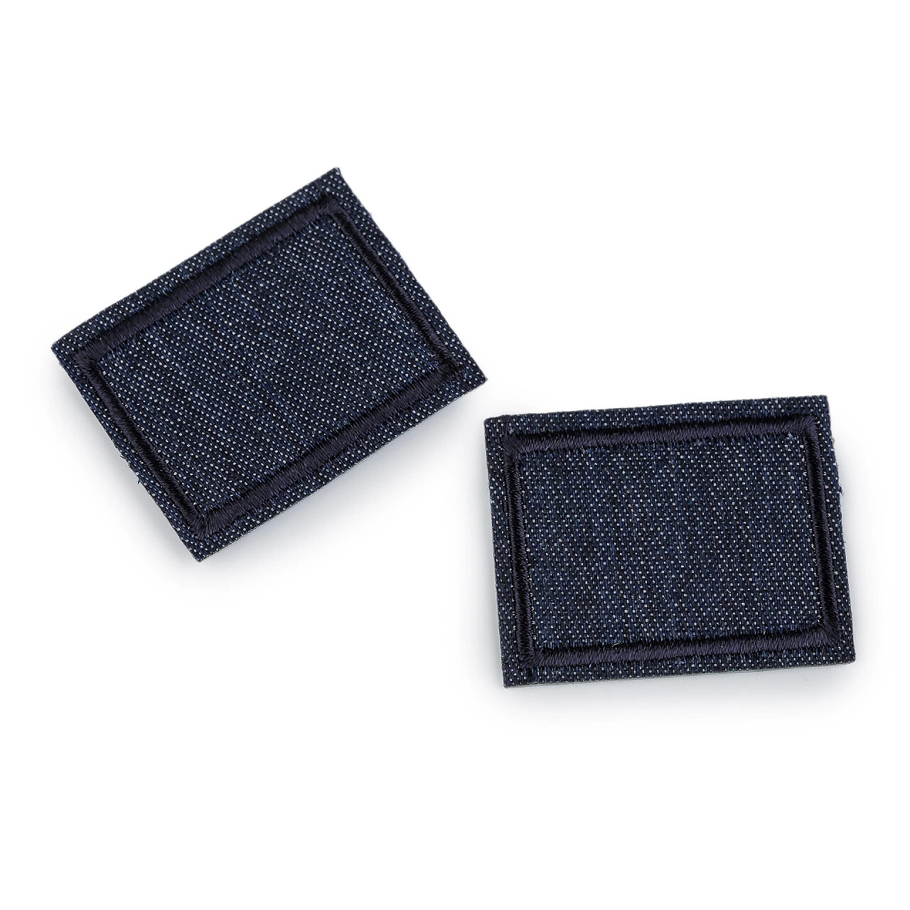 Nažehľovacia záplata pre opravy dierok džínsová 3x4 cm - navy