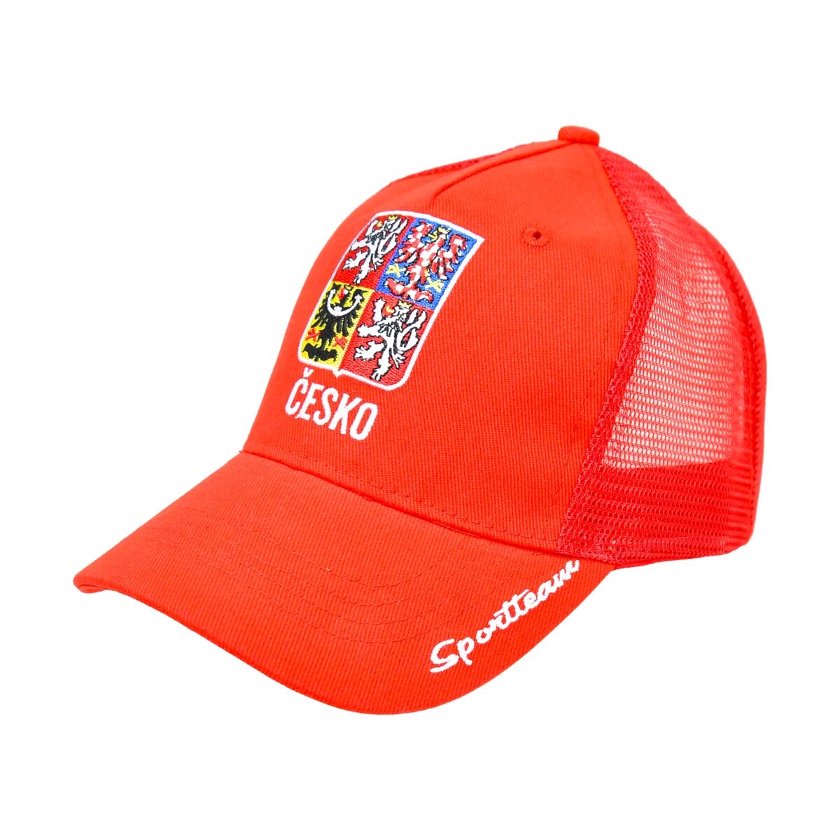 Šiltovka so sieťovinou Česká republika Česko - červená