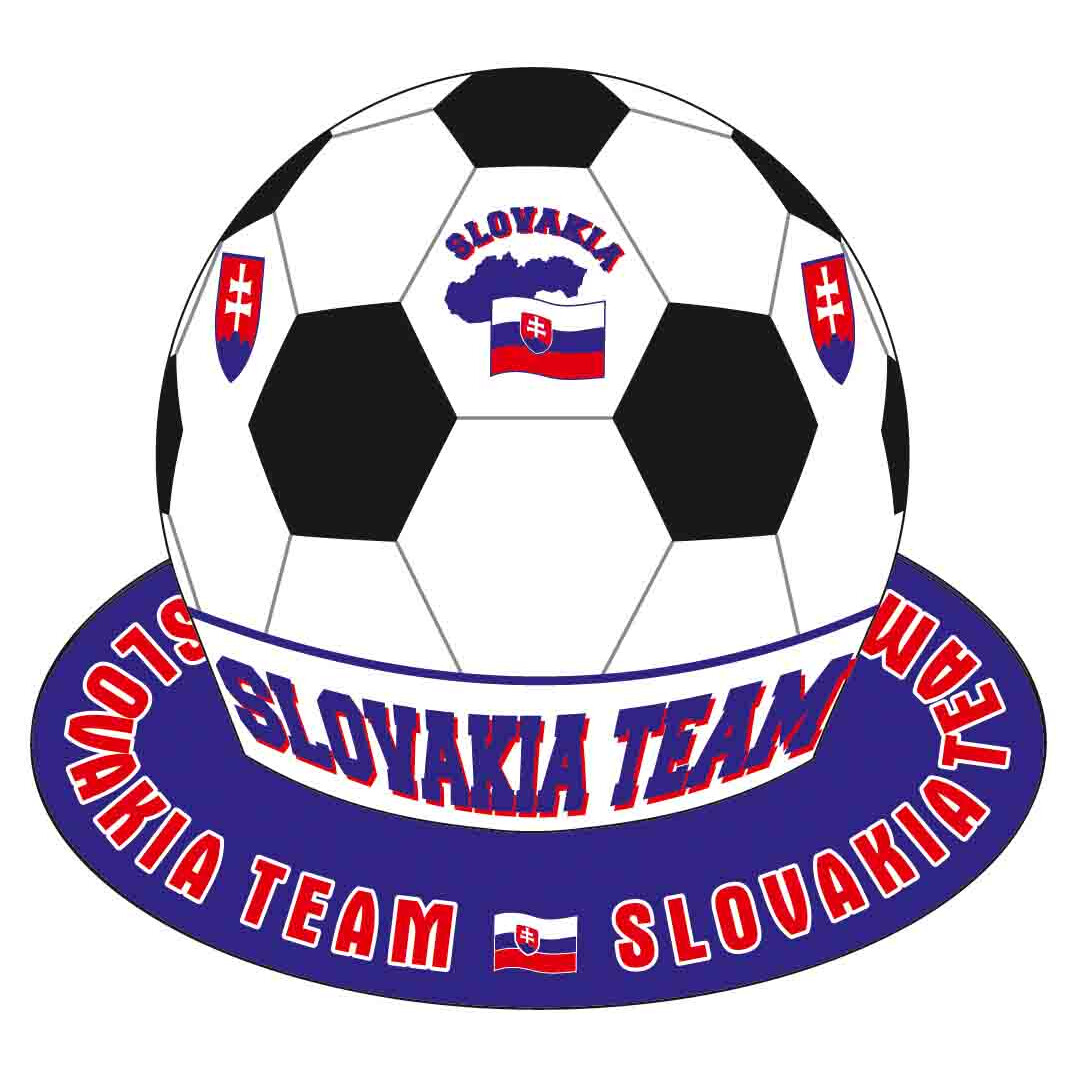 Klobúk futbalová lopta SR Slovakia Team - farebný