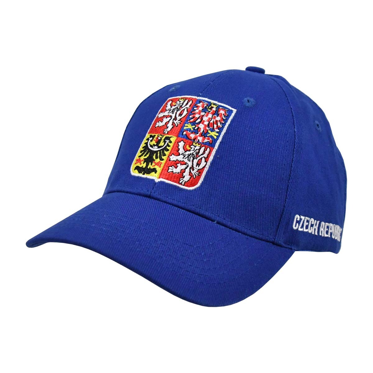 Šiltovka Česká republika Slovakia so znakom - modrá