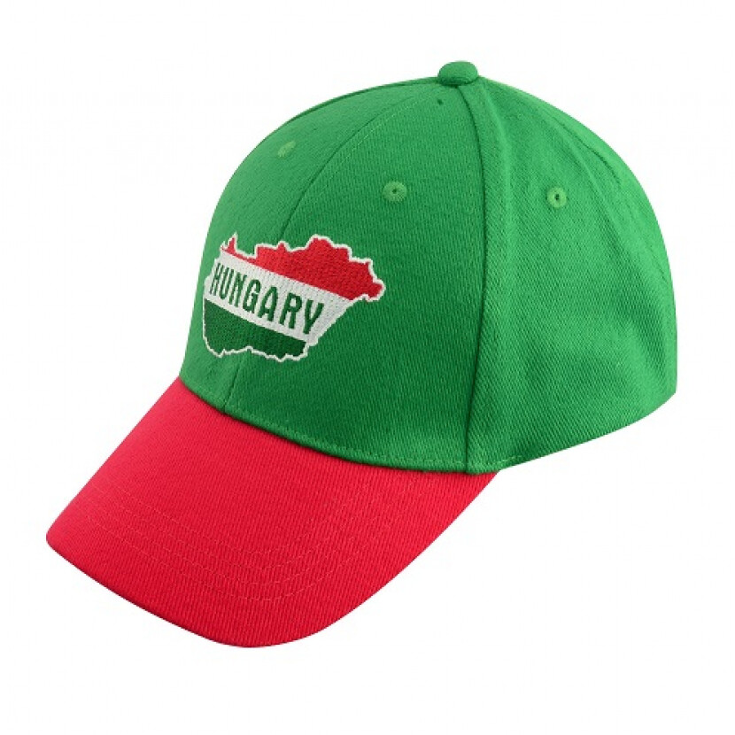 Šiltovka Maďarsko Hungary - zelená-červená