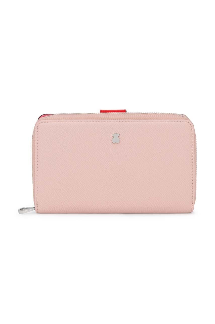 Peňaženka Tous dámska, ružová farba, 2001689813