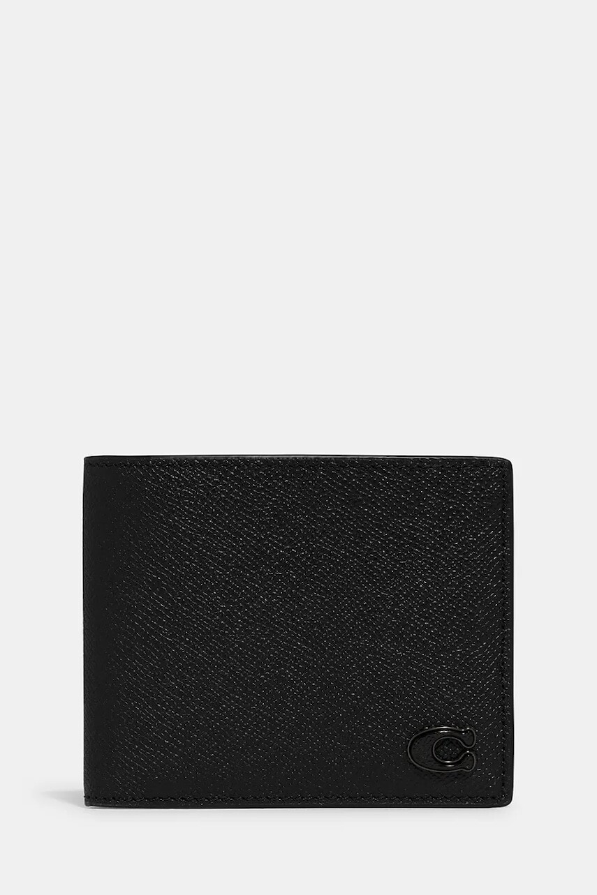 Peňaženka Coach pánska, zelená farba, CJ880