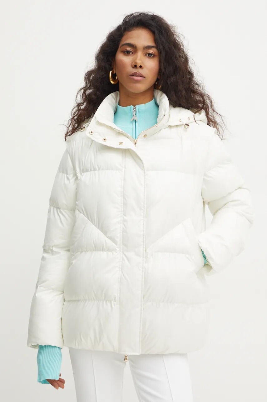 Bunda Patrizia Pepe dámska, biela farba, prechodná, 8O0143 A451