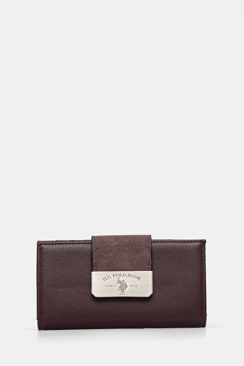 Peňaženka U.S. Polo Assn. Romantic dámska, fialová farba, WIUR08428WVP