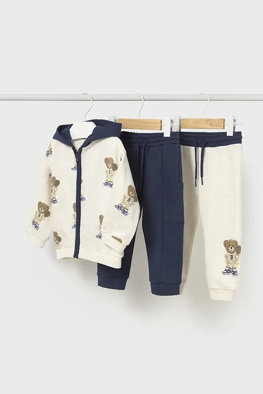 Tepláková súprava pre bábätká Mayoral tmavomodrá farba, 2836