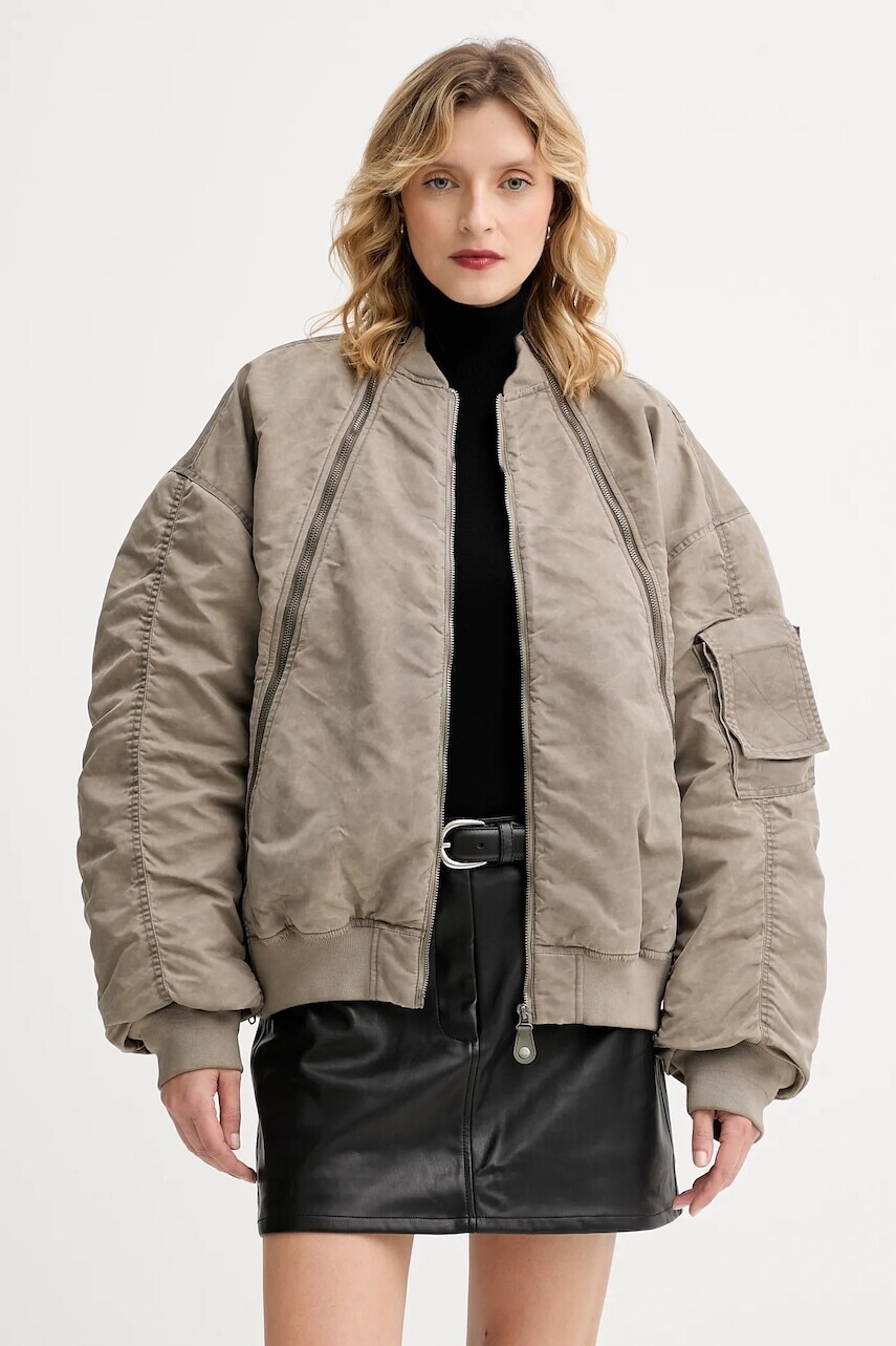 Bunda G-Star Macro balloon šedá farba, zimná, D26977-D192