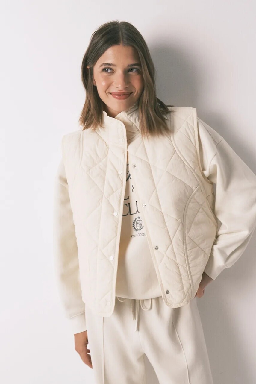 Župan women'secret béžová farba, prechodná, 3142301