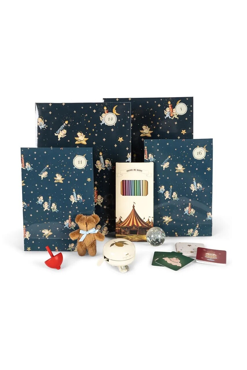 Adventný kalendár pre deti Konges Sløjd CHRISTMAS CALENDAR WITH 24 GIFTS KS104251