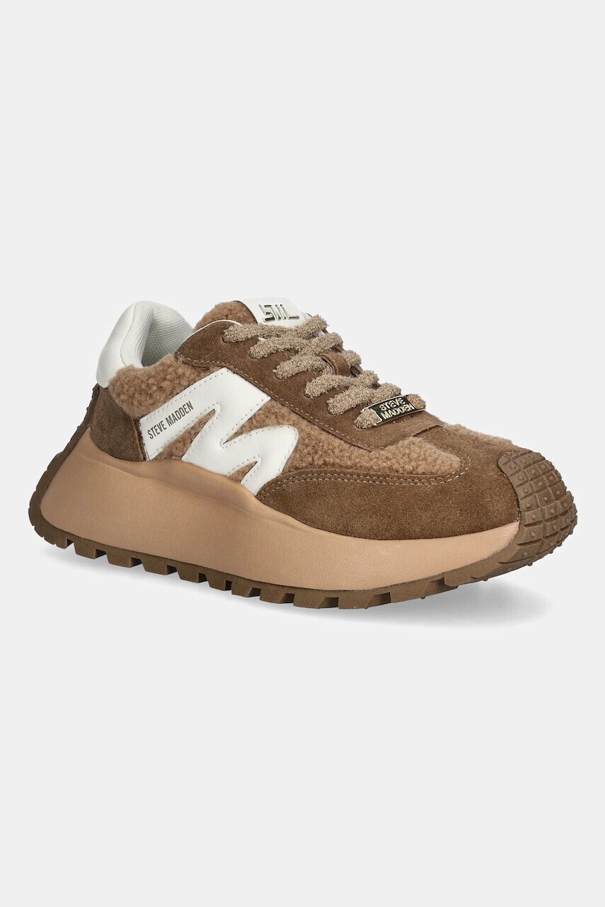 Tenisky Steve Madden Supercampo-F hnedá farba, 11005003