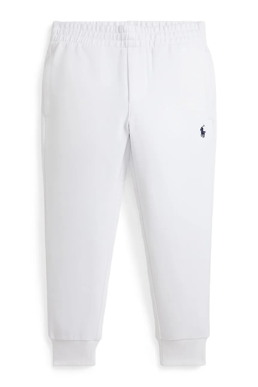 Detské tepláky Polo Ralph Lauren biela farba, jednofarebné, 322A95764001