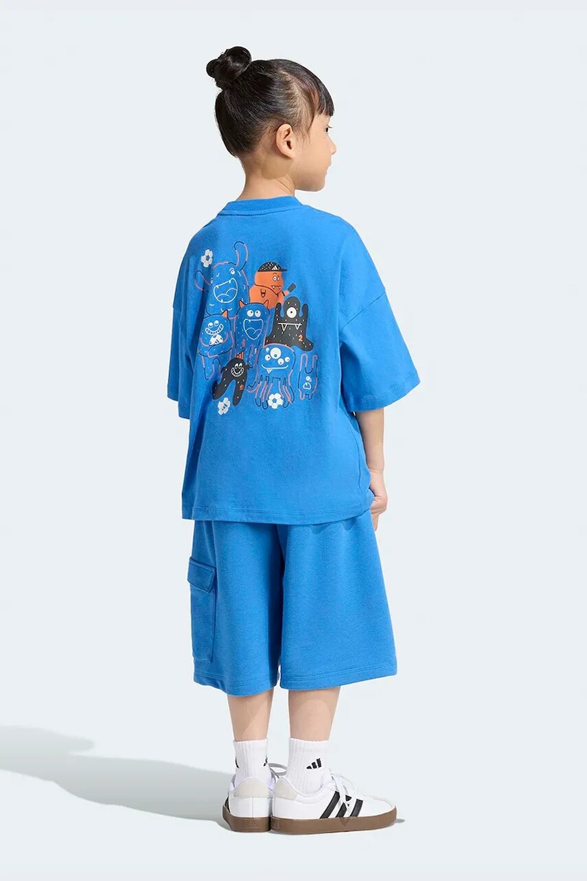 Detská súprava adidas modrá farba, KE2663