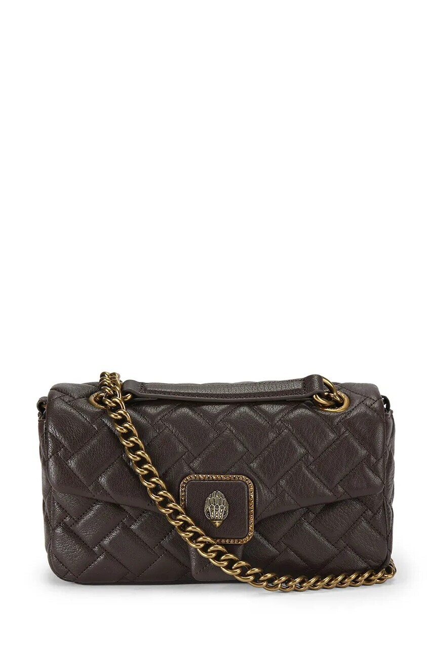 Kožená kabelka Kurt Geiger London Pimlico hnedá farba, 5374831109