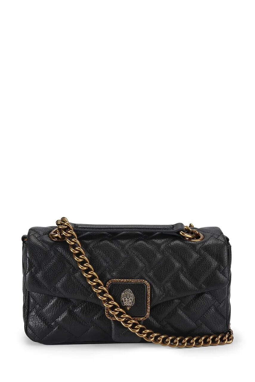 Kožená kabelka Kurt Geiger London Pimlico čierna farba, 5374800109