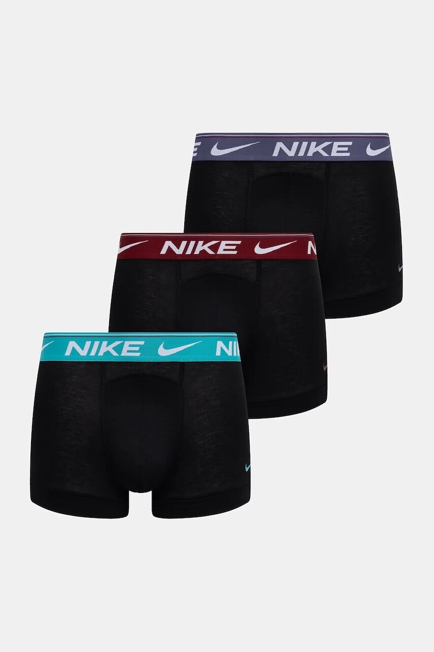 Boxerky Nike 3-pak čierna farba, 0000KE1256
