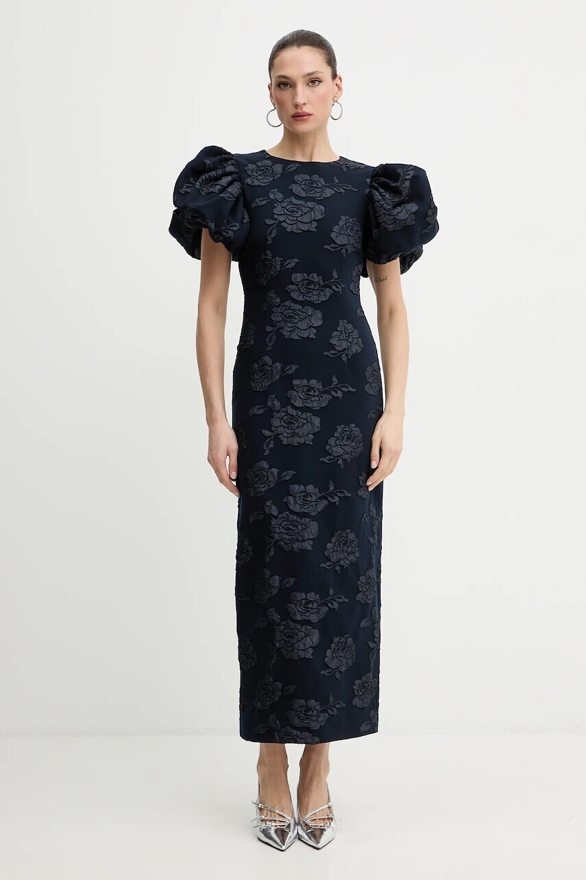 Šaty Rotate tmavomodrá farba, 1151172318