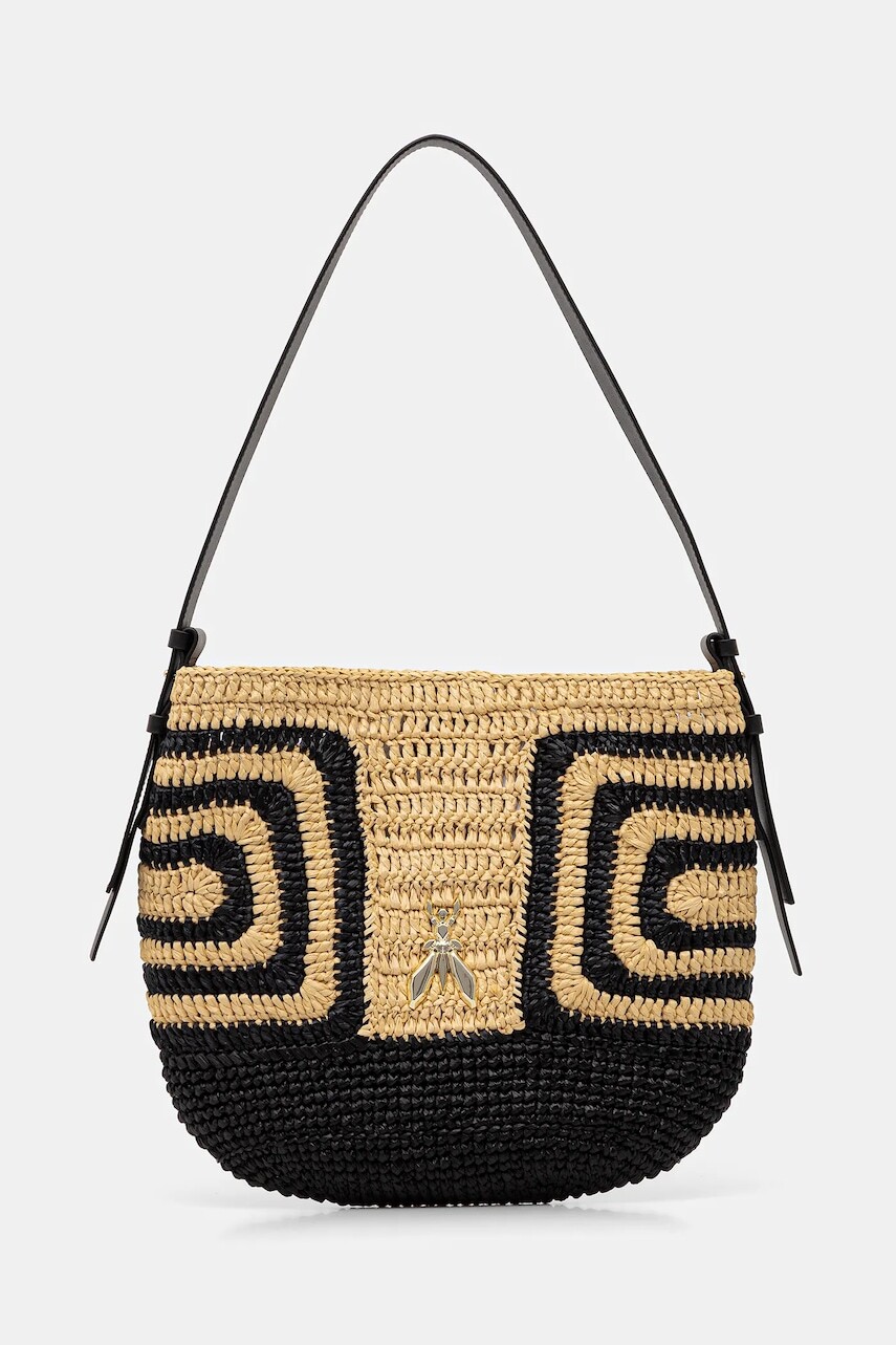 Kabelka Patrizia Pepe béžová farba, 8B0287 V048