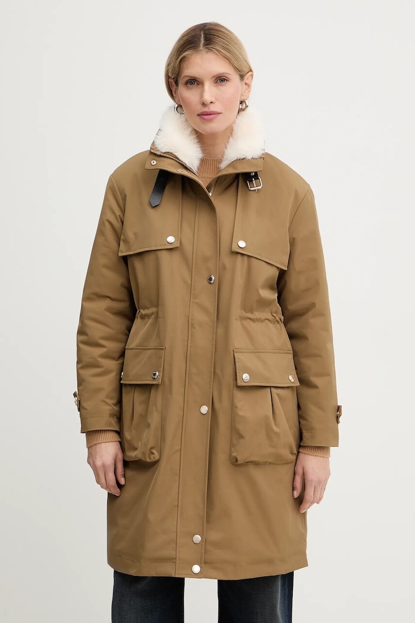 Bunda Morgan zelená farba, zimná, GAPI