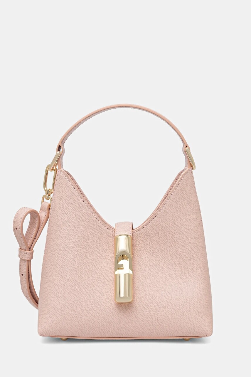 Kožená kabelka Furla ružová farba, WE00876 ARE000 4355S