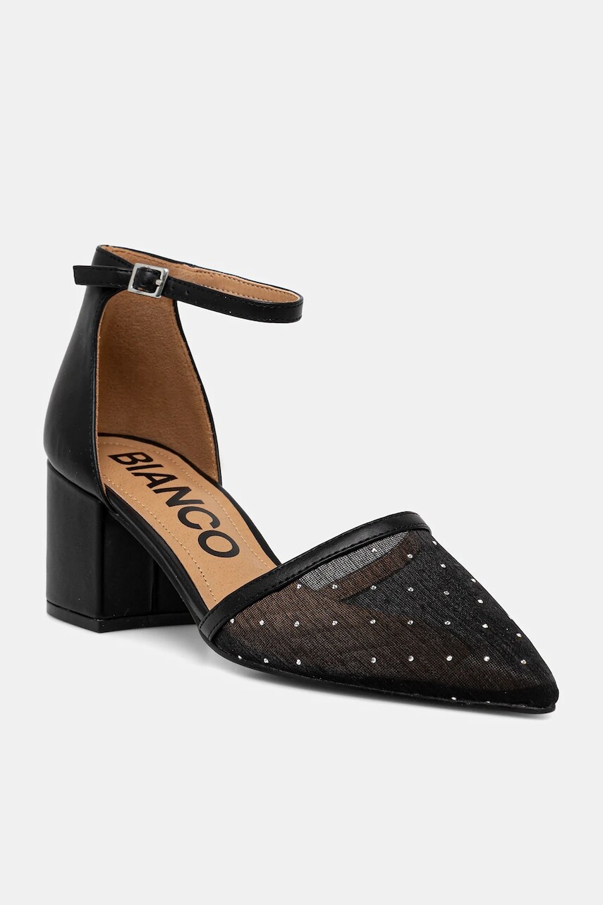 Lodičky Bianco BIADEVIVED čierna farba, na podpätku, 11252770