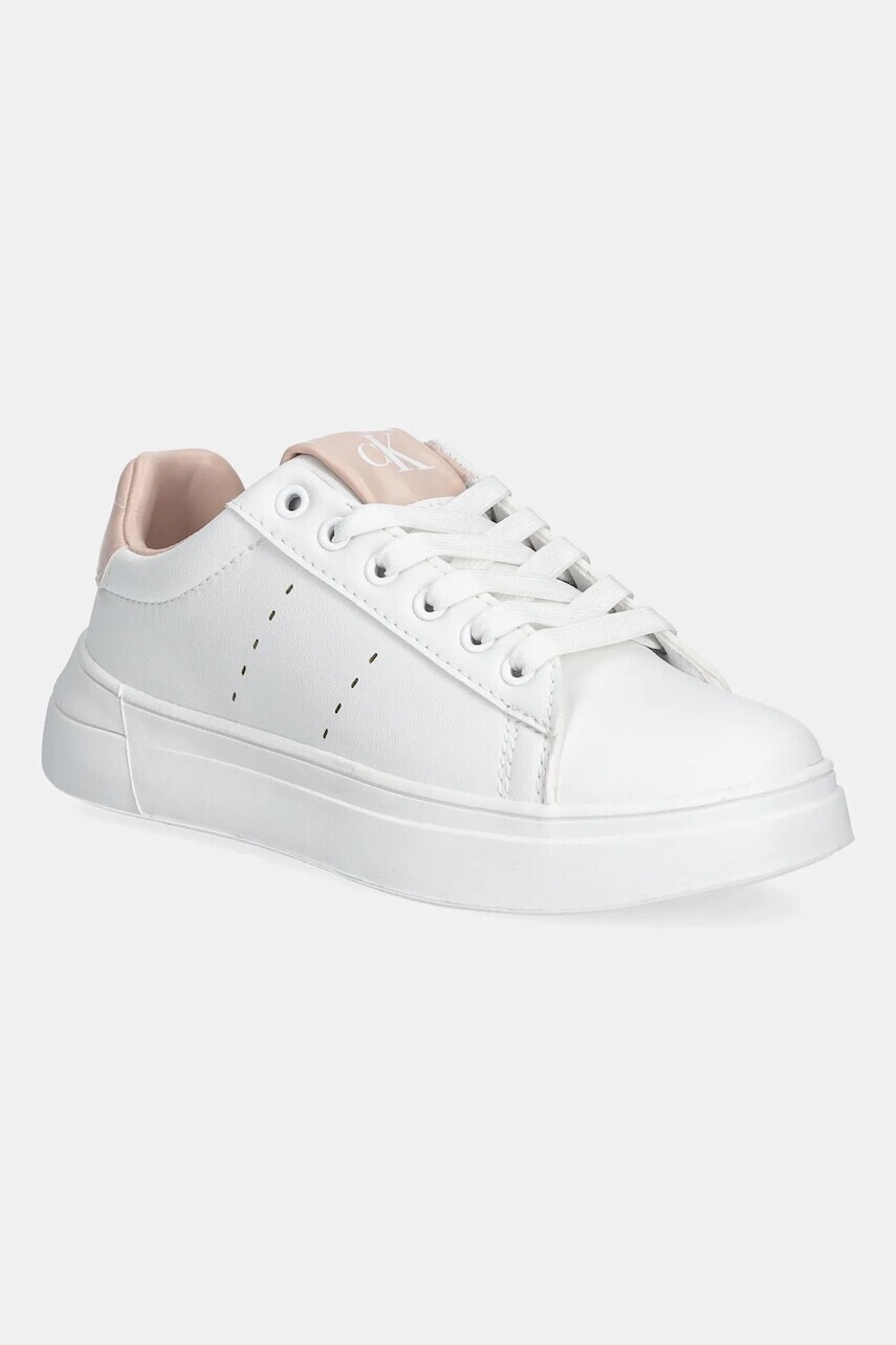 Detské tenisky Calvin Klein Jeans biela farba, V3A9-83221