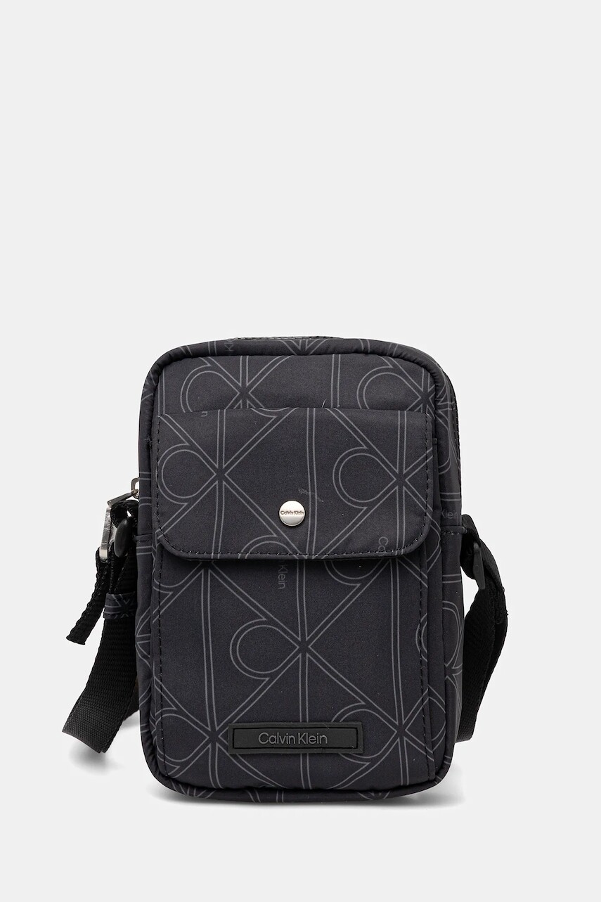 Malá taška Calvin Klein čierna farba, LV04D3230G