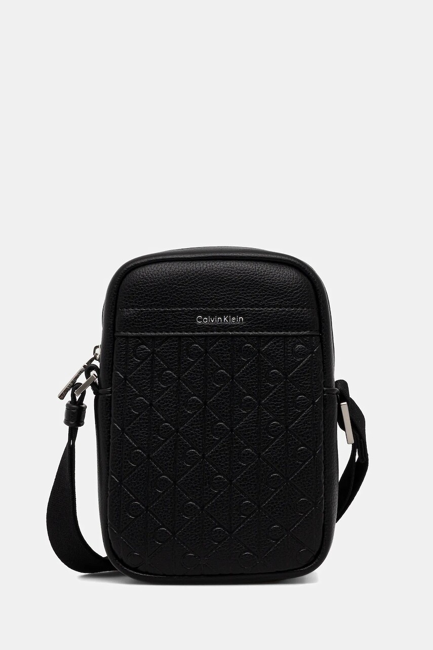 Malá taška Calvin Klein čierna farba, LV04D3228G