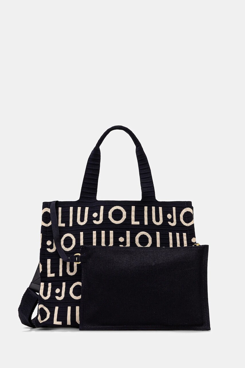 Kabelka Liu Jo tmavomodrá farba, 2A6026 M0300