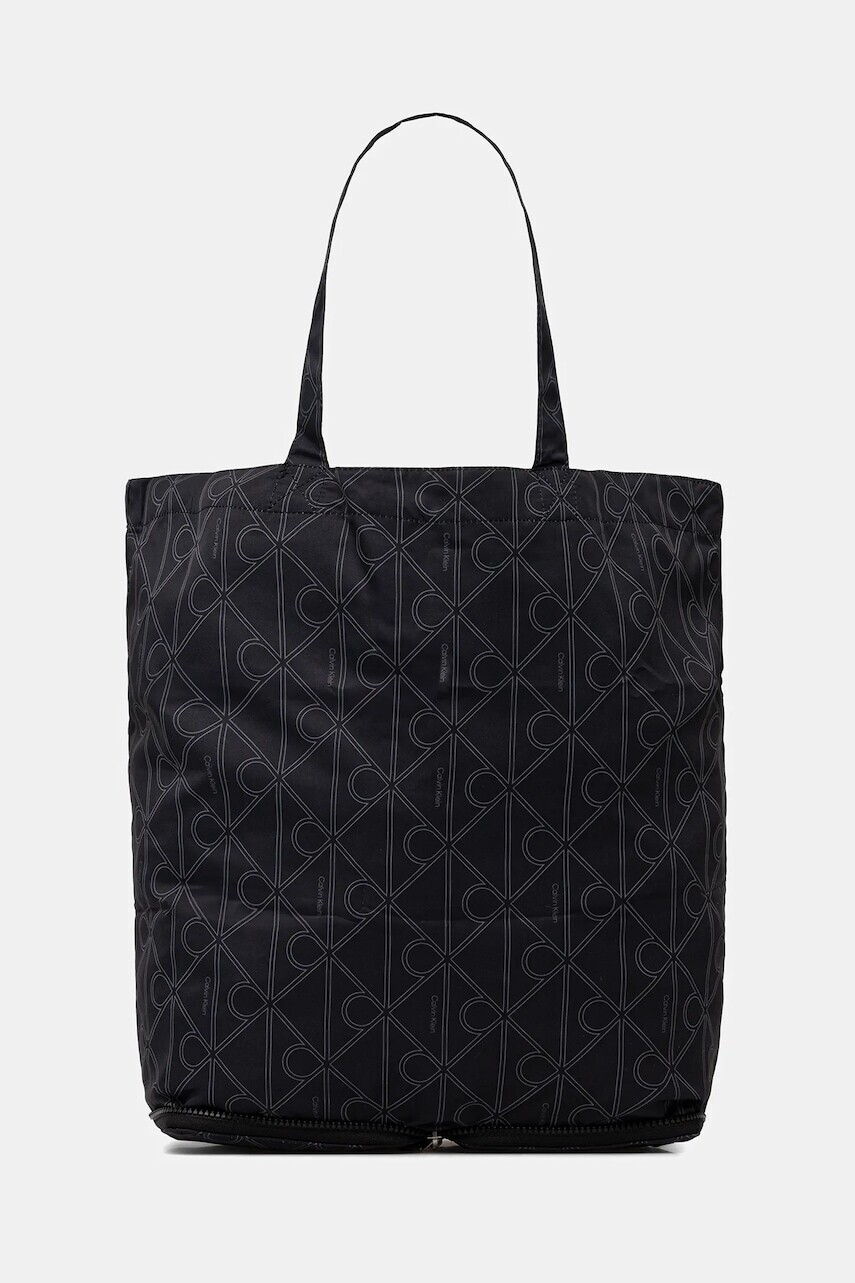 Taška Calvin Klein zelená farba, LV04D3137G