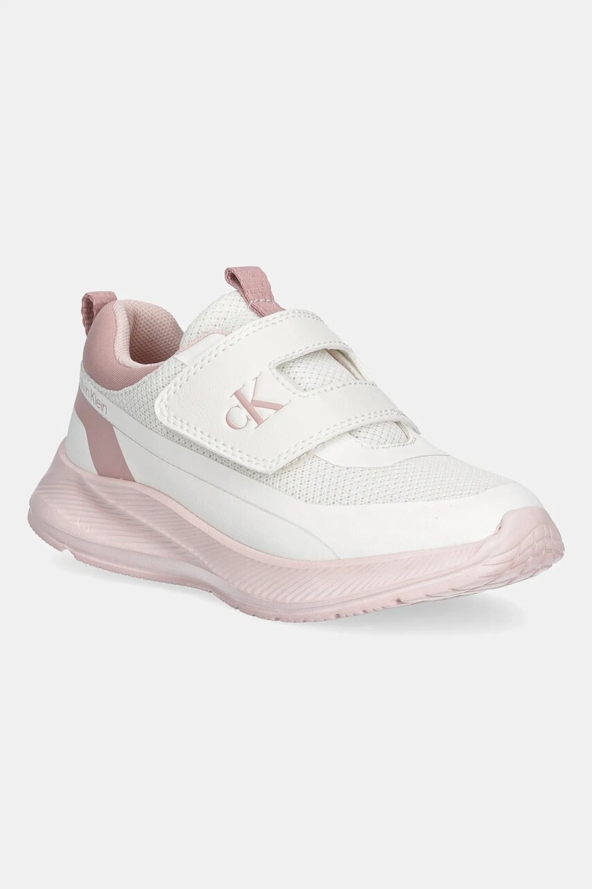 Detské tenisky Calvin Klein Jeans ružová farba, V1A9-83230