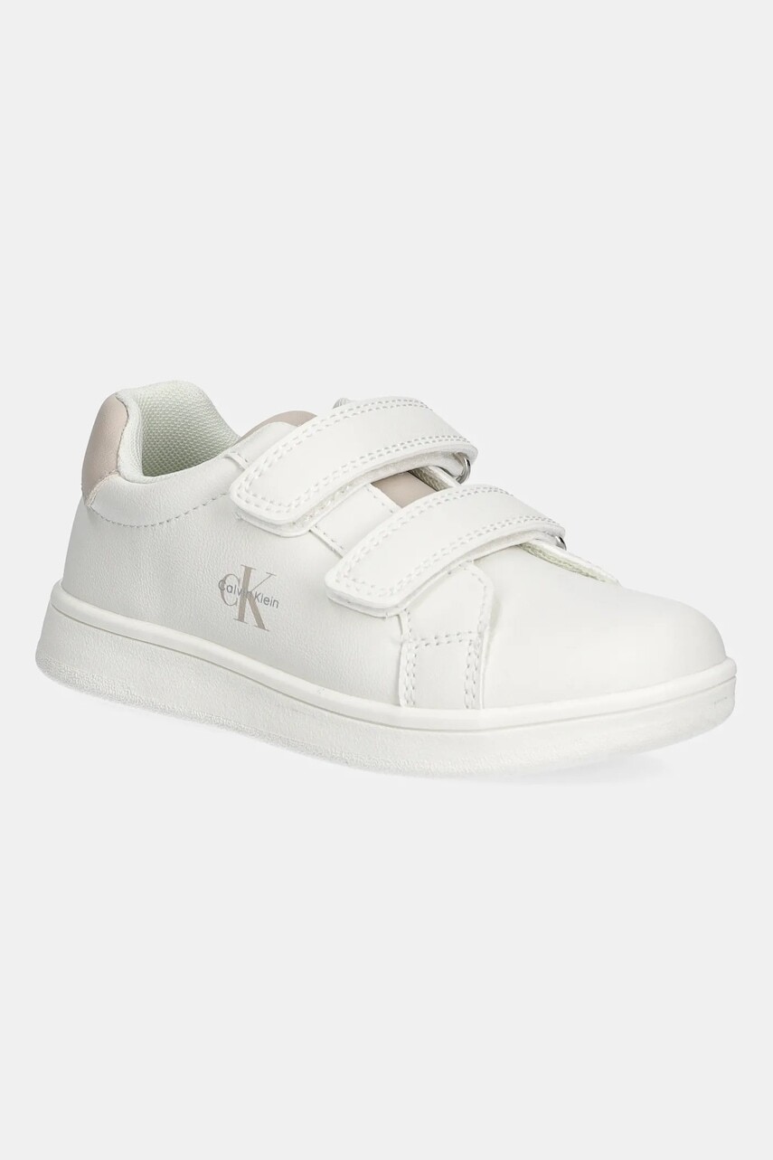 Detské tenisky Calvin Klein Jeans biela farba, V1X9-83276
