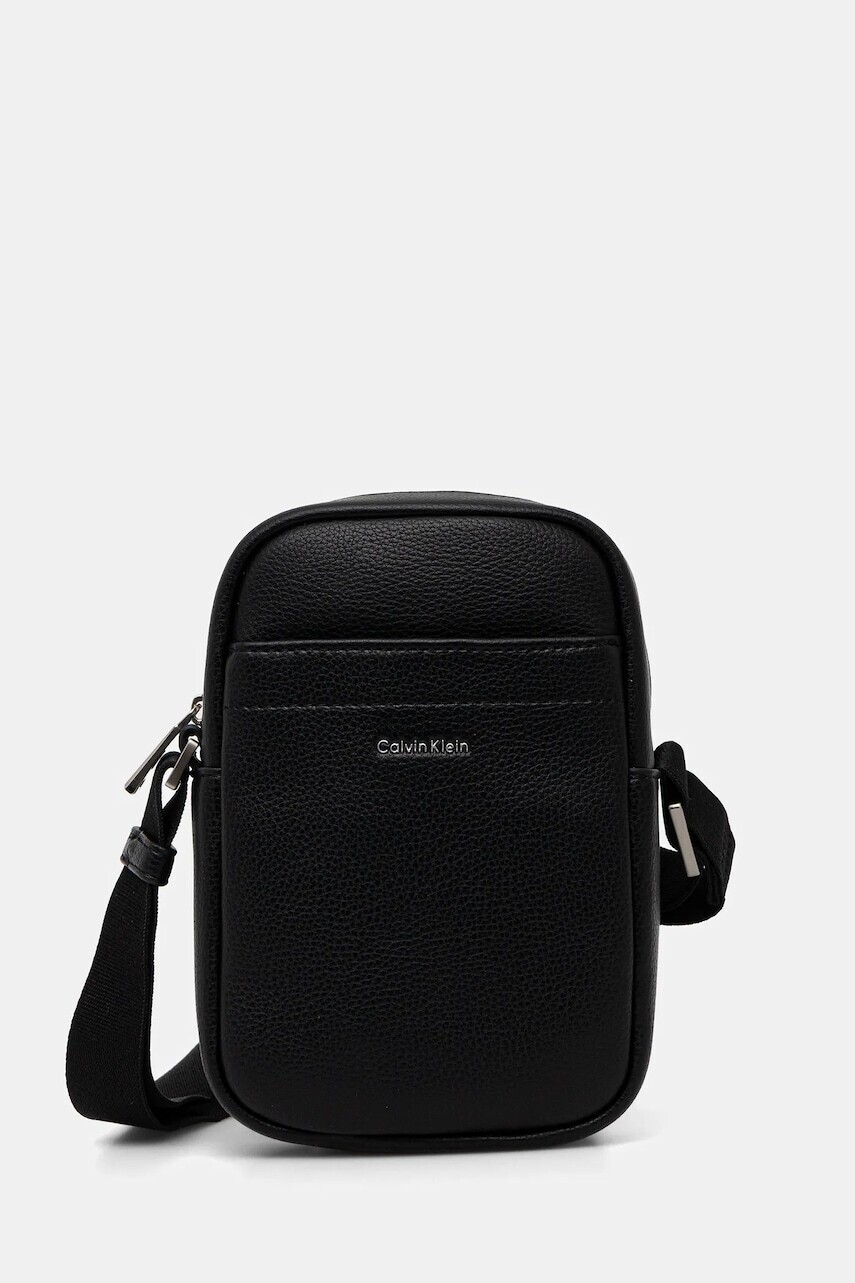 Malá taška Calvin Klein čierna farba, LV04D3278G