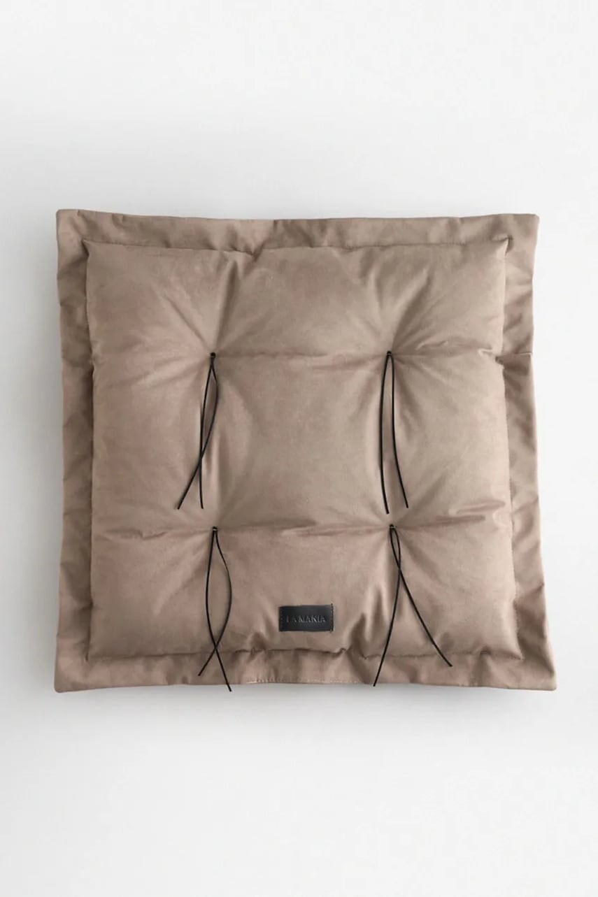 Dekoratívny vankúš La Mania Corde 60 x 60 cm hnedá farba