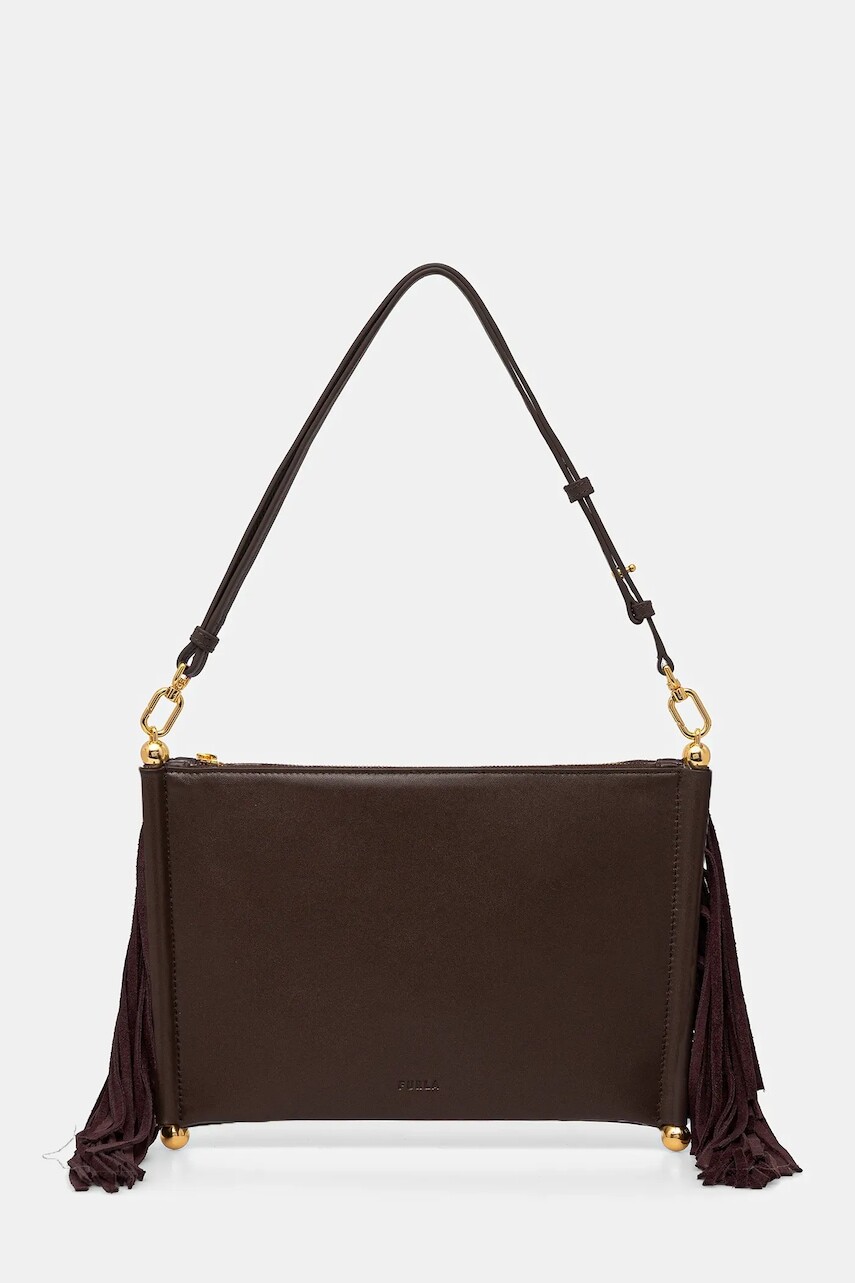Kožená kabelka Furla Sfera Soft mini hnedá farba, WE00836 BX4332 4286S