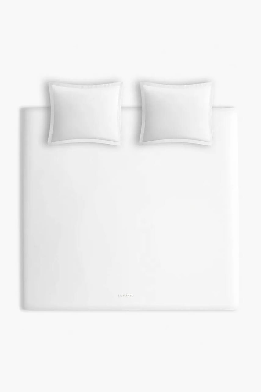 Sada bavlnených obliečok La Mania Puro 160 x 200 cm / 50 x 60 cm biela farba