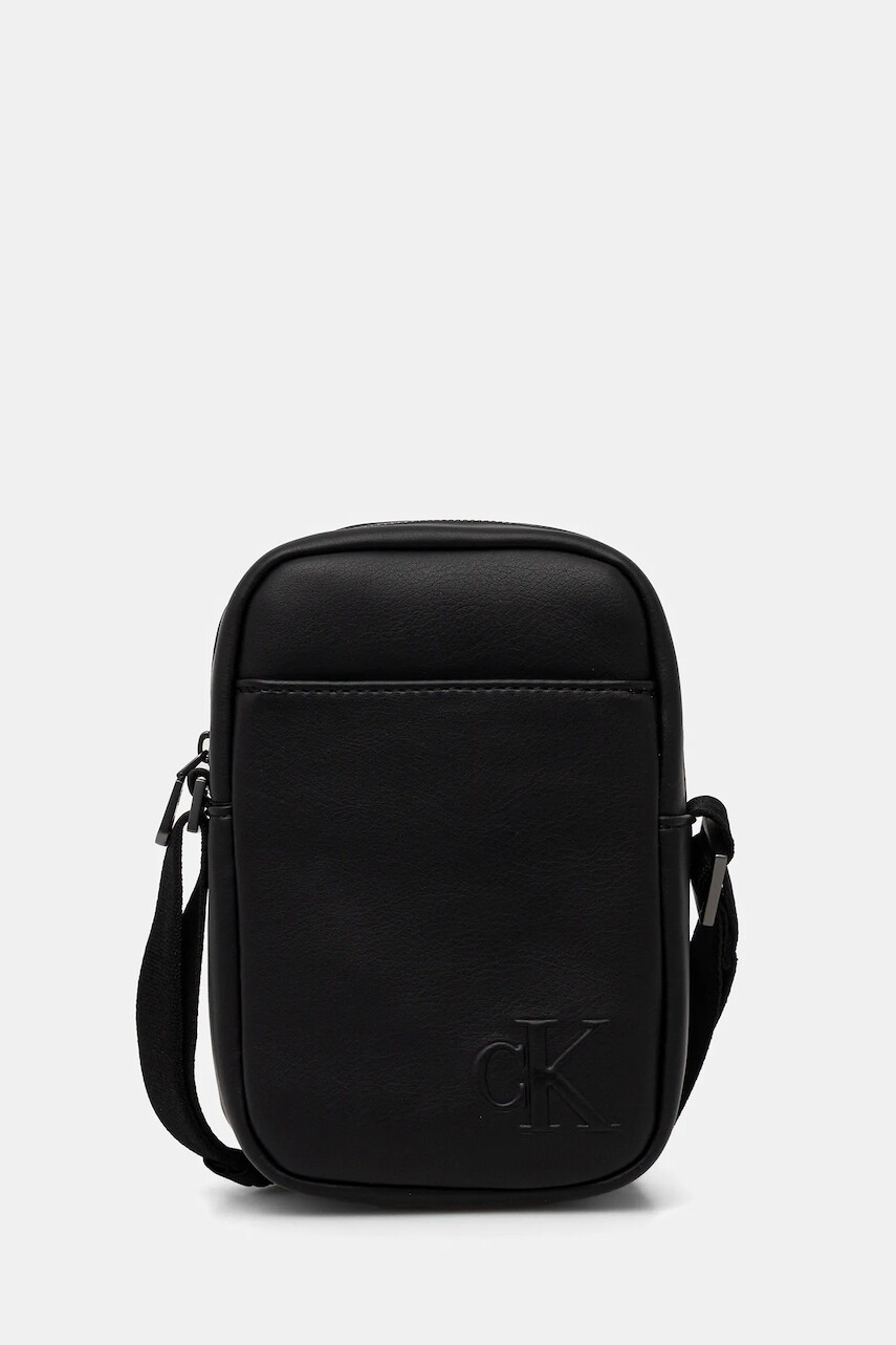 Malá taška Calvin Klein čierna farba, LV04D3279G