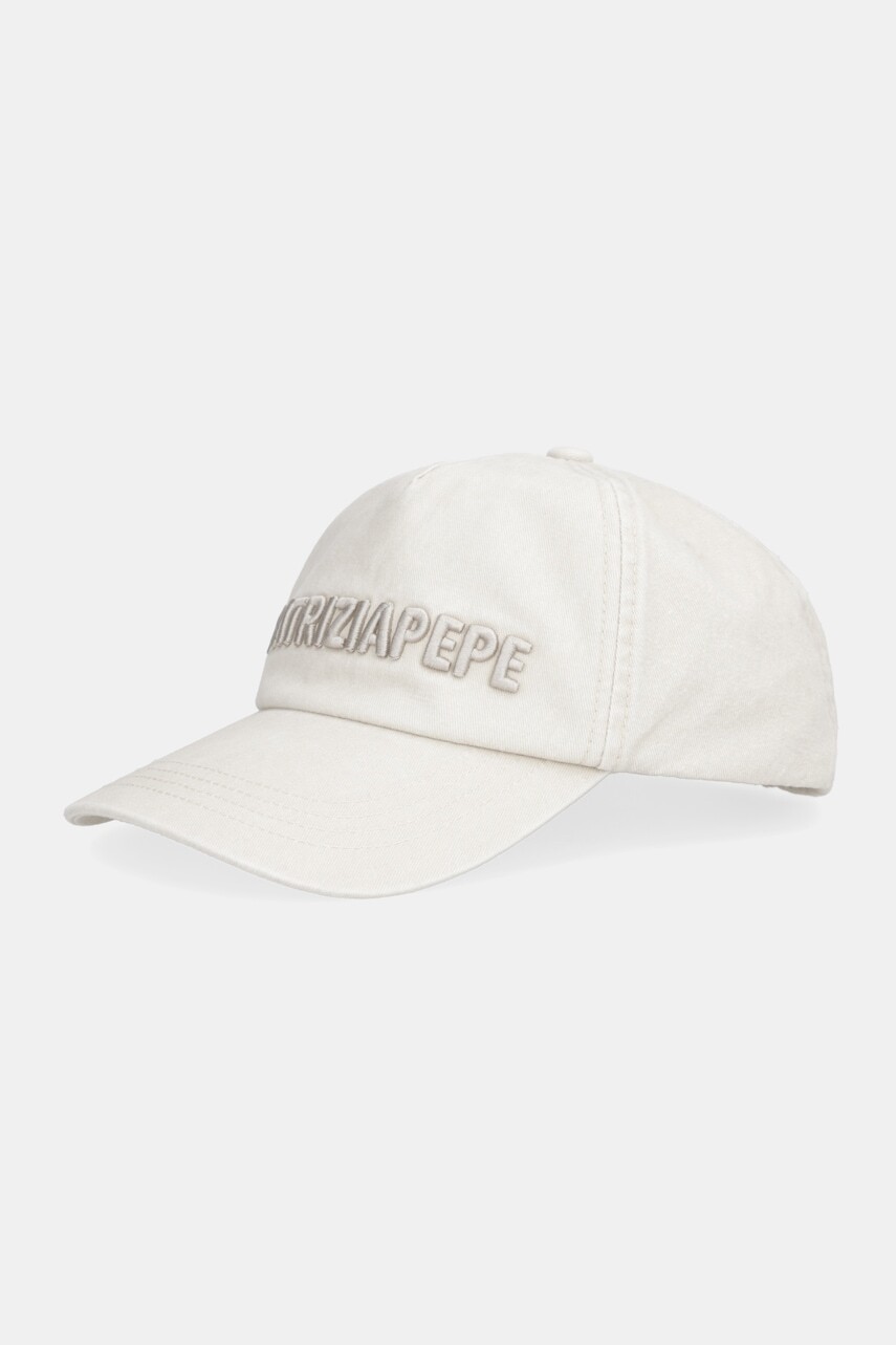 Bavlnená šiltovka Patrizia Pepe béžová farba, 8F0108 A708