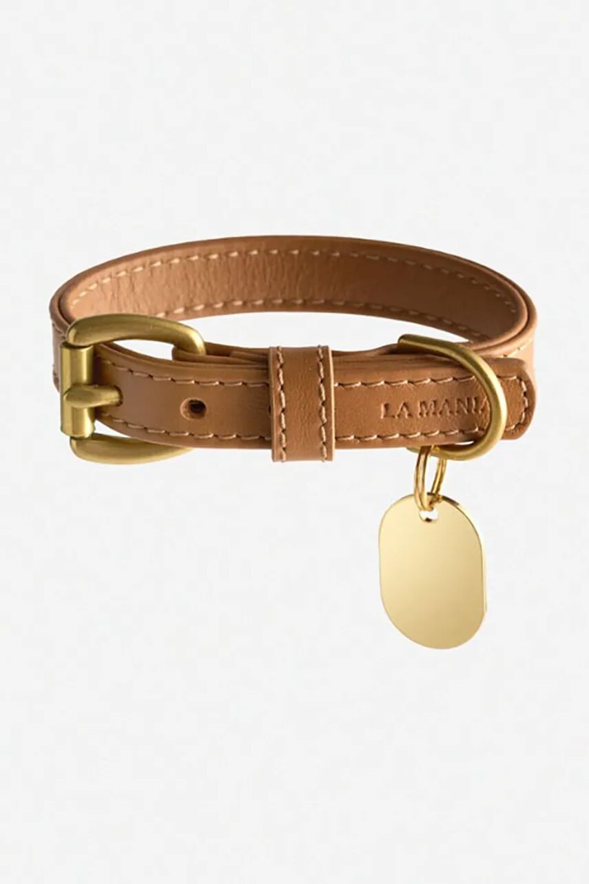 Obojok pre psa La Mania Selvo XS/22 - 28,5 cm hnedá farba